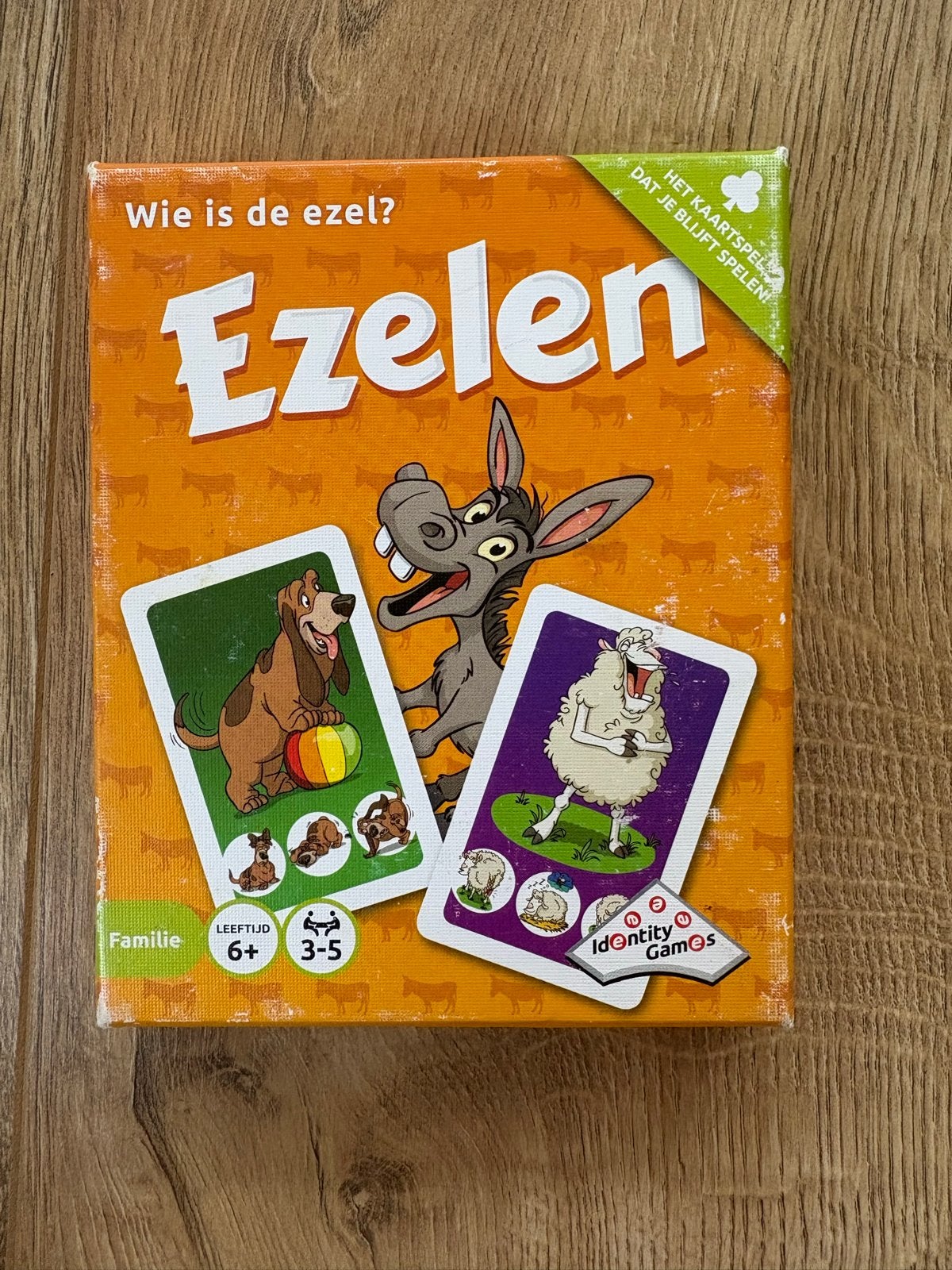 Ezelen Kaartspel - Het vrolijke kaartspel voor de hele famil, Hobby en Vrije tijd, Drie of vier spelers, Ophalen of Verzenden