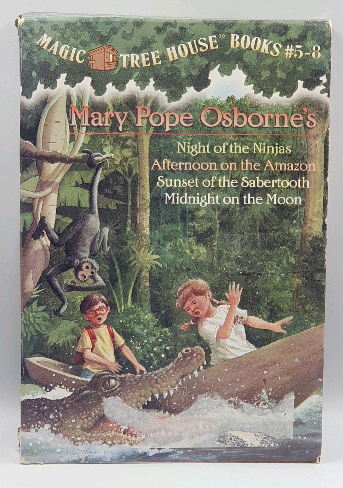 Magic Tree House Boekenset #5-8 - Mary Pope Osborne, Ophalen of Verzenden, Gelezen, Mary Pope Osborne, Fictie algemeen
