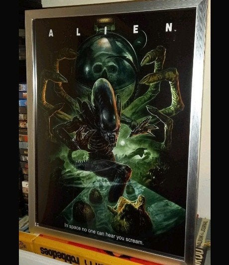 Alien, Ophalen of Verzenden, Zo goed als nieuw, A1 t/m A3, Film en Tv