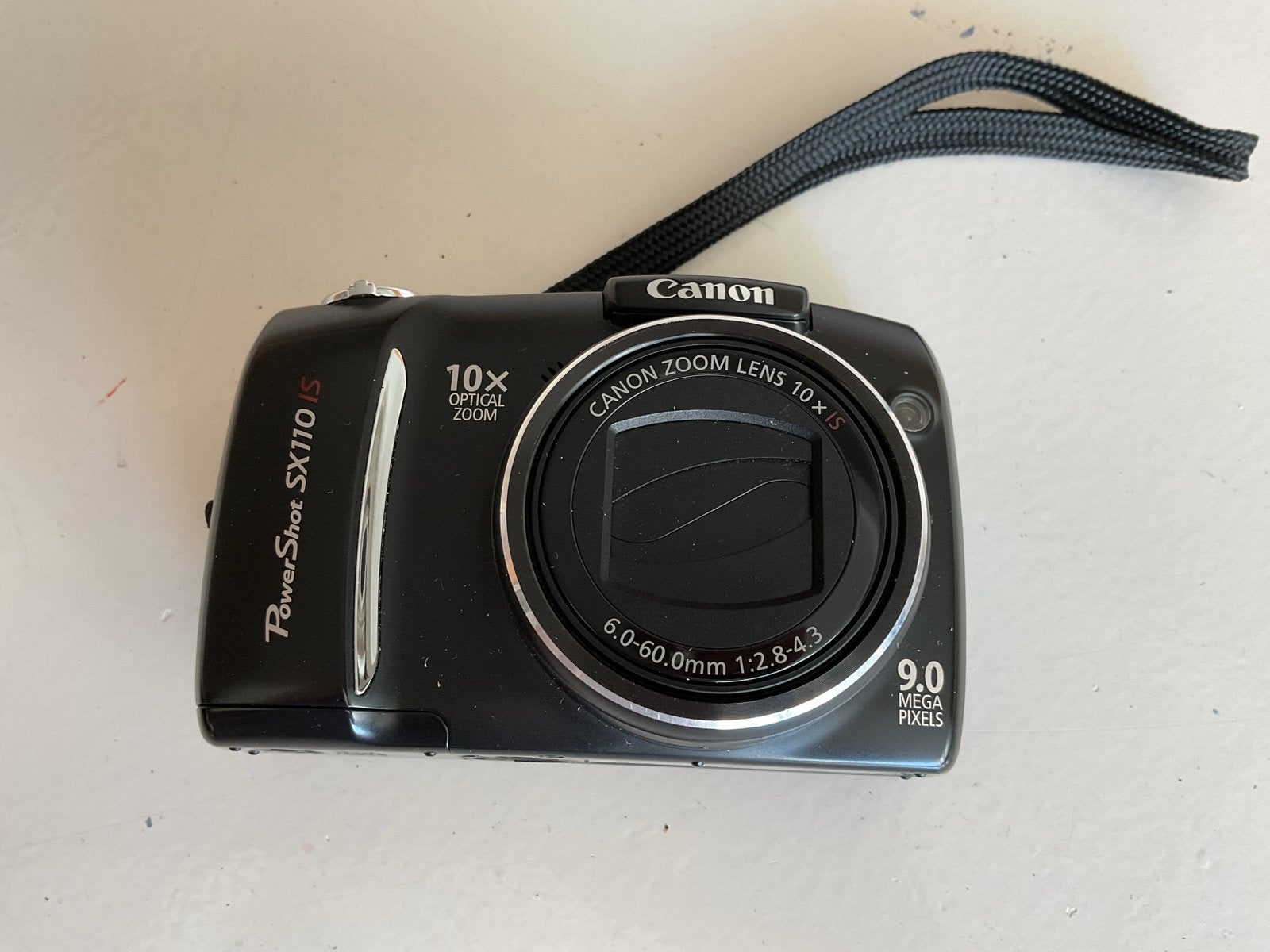 Canon PowerShot SX110 IS Compactcamera met tasje, Ingebouwde flitser, Gebruikt, Canon, Ophalen of Verzenden