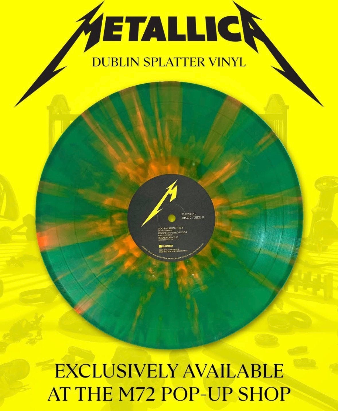 Metallica 72 seasons Dublin splatter vinyl sealed, Ophalen of Verzenden, Zo goed als nieuw, 12 inch