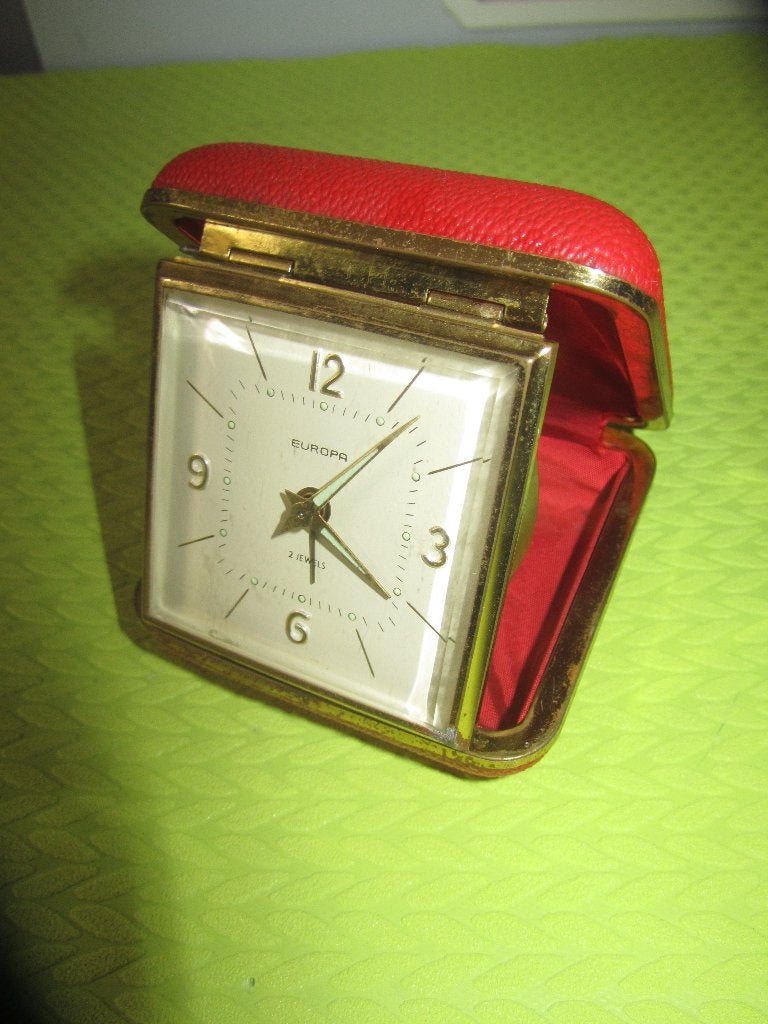 Vintage Europa reiswekker, Ophalen of Verzenden, Huis en Inrichting