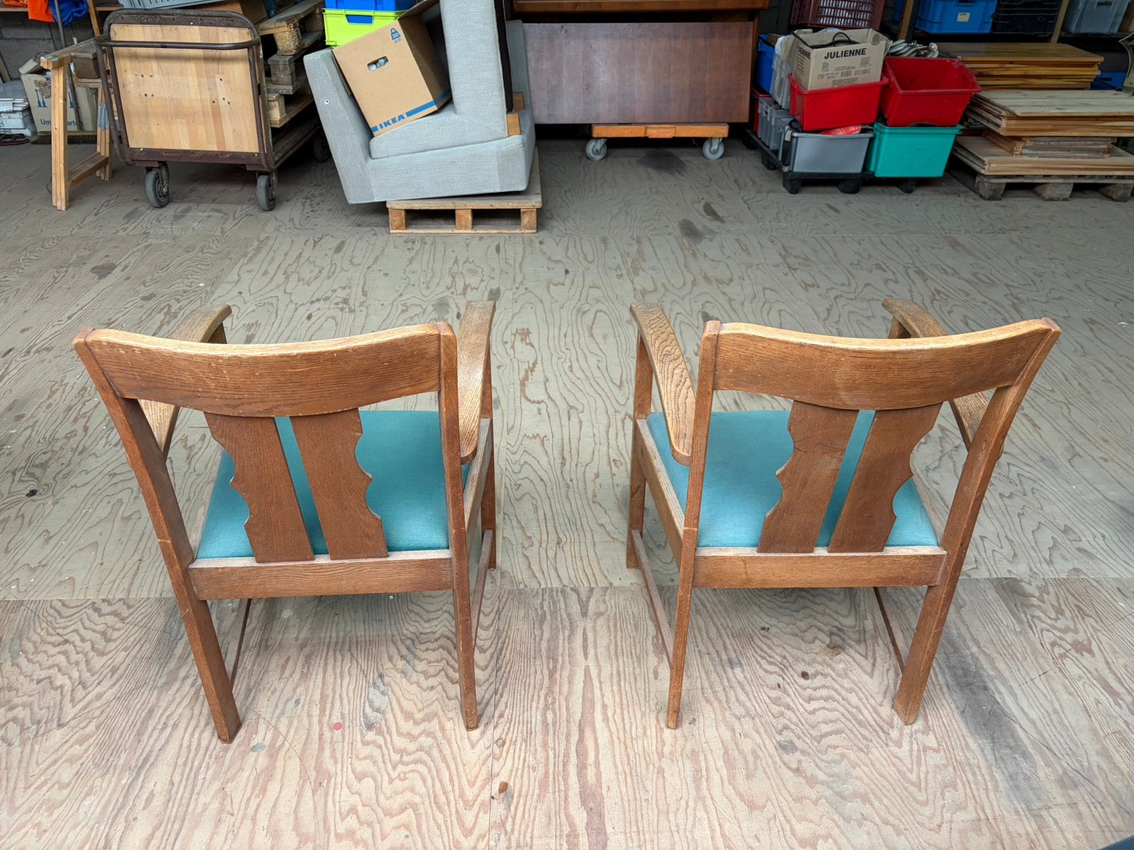 KLASSIEKE STOELEN  IZGST e80/2, Ophalen, Zo goed als nieuw, Bruin