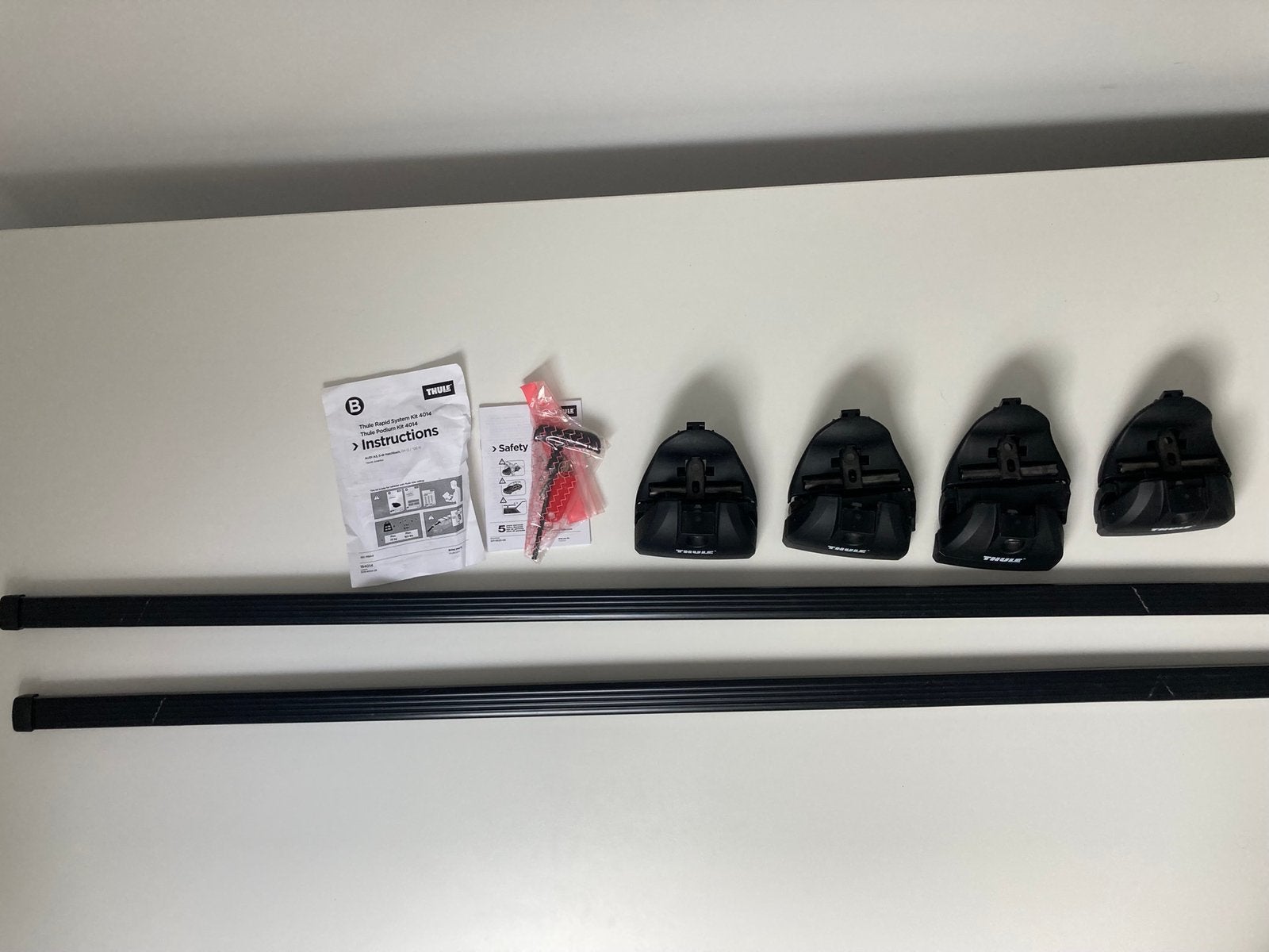 Thule dakdragers, Rapid System Audi, zgan! €69, Auto diversen, Dakdragers, Ophalen, Zo goed als nieuw