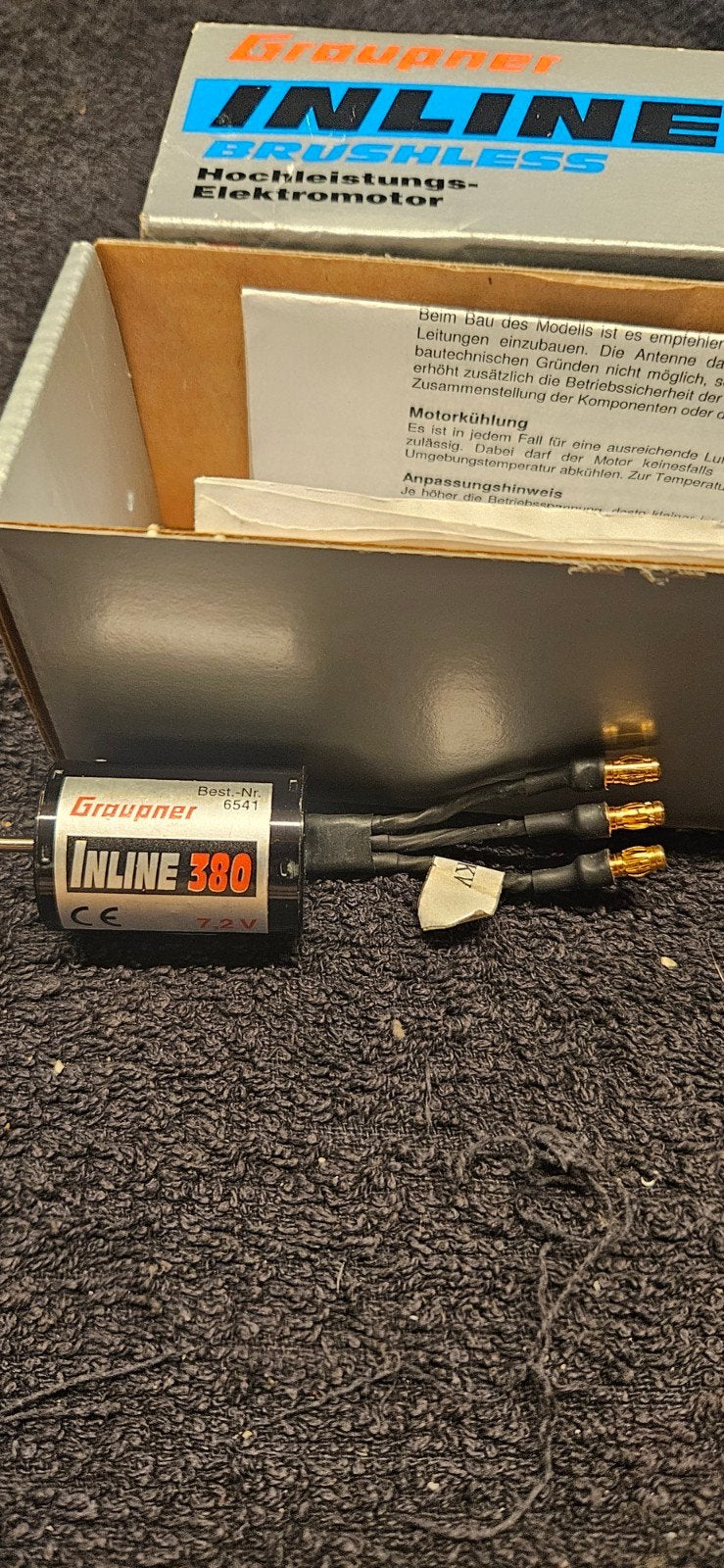nieuwe graupner inline brushless motor, Ophalen of Verzenden, Nieuw