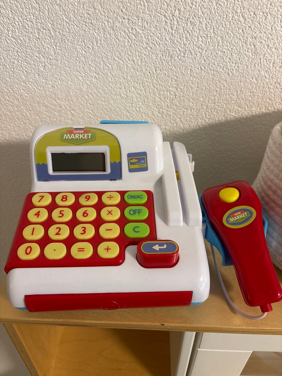 Speelgoedkassa met scanner - Werkt perfect!, Ophalen, Gebruikt, Ontdekken, Met geluid