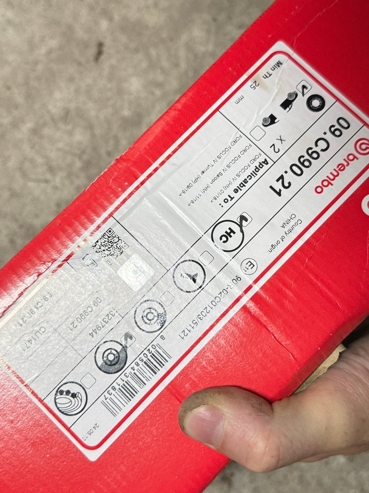 Brembo Remschijven en Remblokken voor Ford Focus/Kuga, Ophalen of Verzenden, Nieuw, Ford