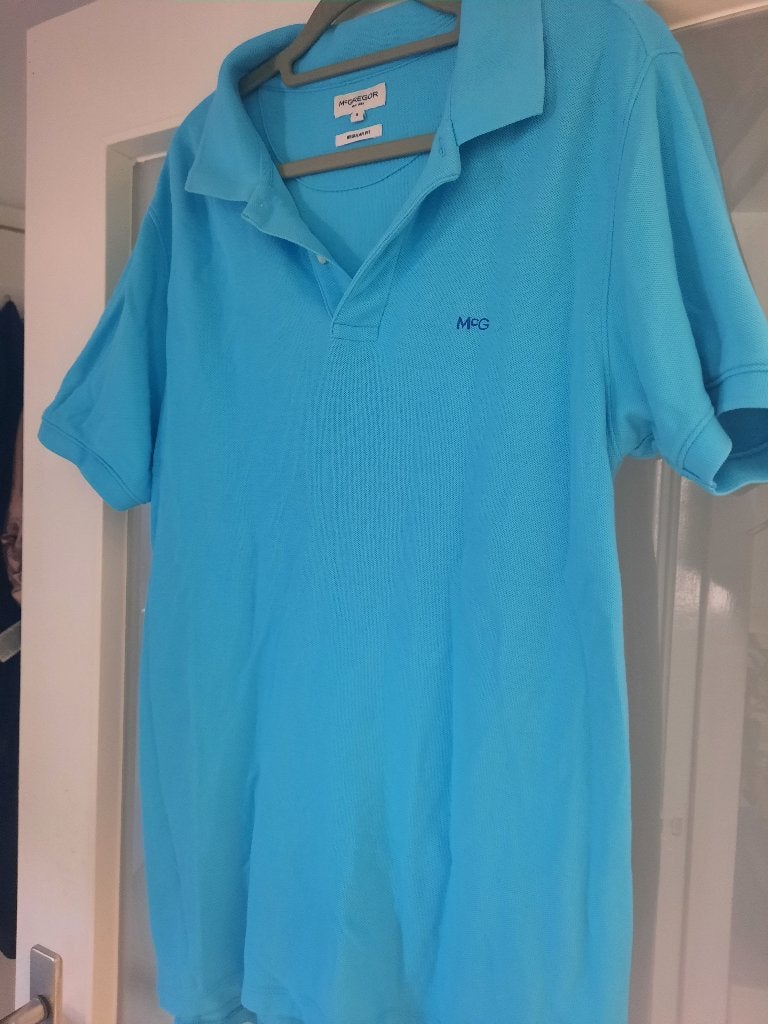 Lichtblauwe polo McGregor S, Ophalen of Verzenden, Zo goed als nieuw, Maat 46 (S) of kleiner, McGregor