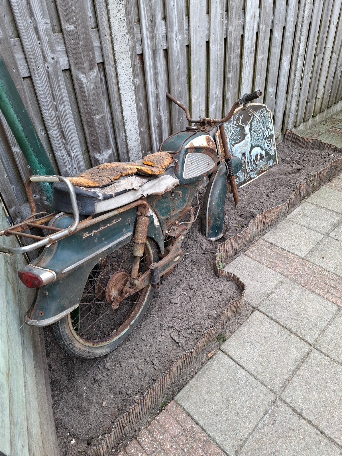 Sparta oldtimer brommer voor decoratie of stukken, Ophalen, Maximaal 45 km/u, Sparta