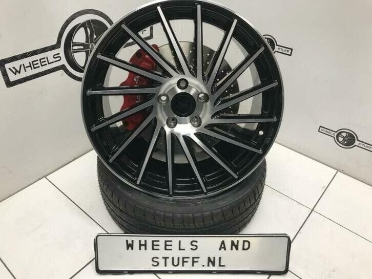 Keskin KT17 lichtmetaal velgen 19"inch 5x112 Mercedes Vw, Ophalen, Gebruikt, 19 inch, Banden en Velgen