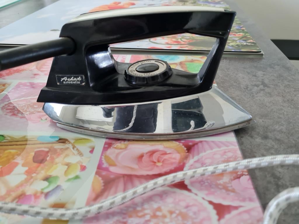 Vintage Achat Automatic strijkijzer, Ophalen of Verzenden, Gebruikt