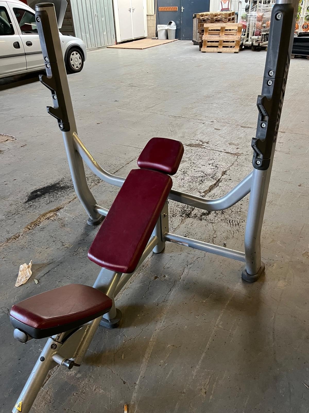 life fitness signature incline bench press bankdruk bank, Ophalen, Gebruikt, Benen, Fitnessbank