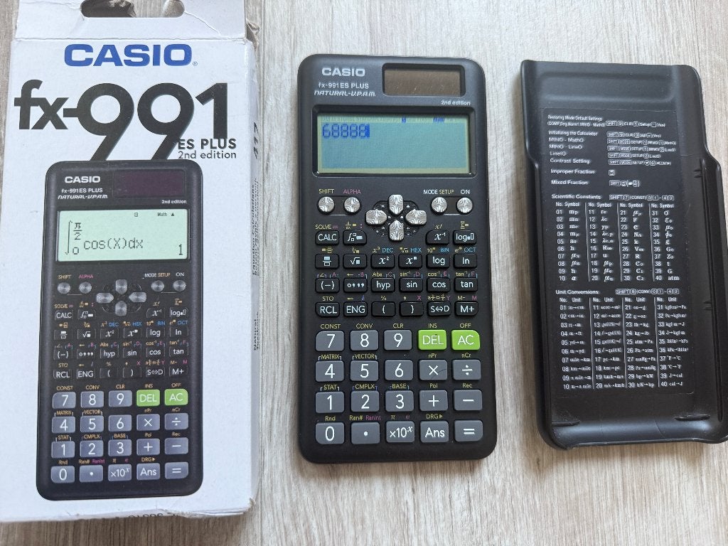 Wetenschappelijke rekenmachine Casio fx-991 ES Plus, Ophalen of Verzenden, Zo goed als nieuw