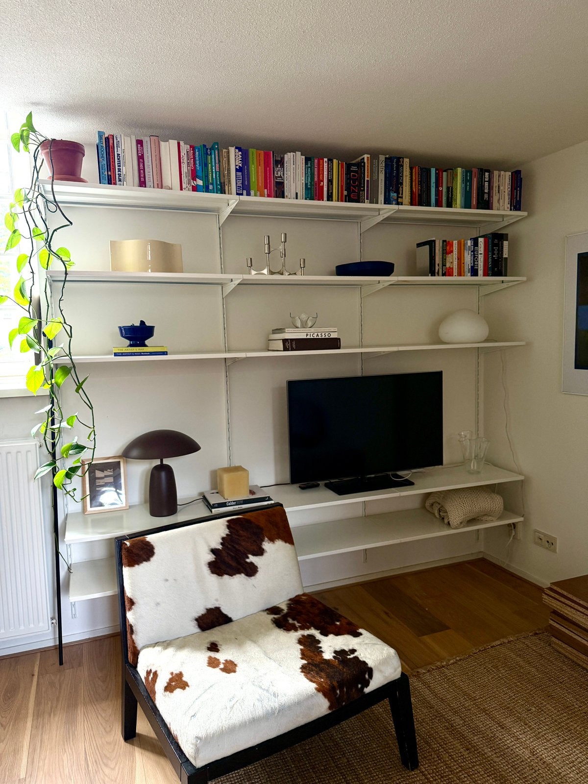 IKEA Boaxel wandsysteem, Huis en Inrichting, Ophalen, Met plank(en), Gebruikt, Metaal