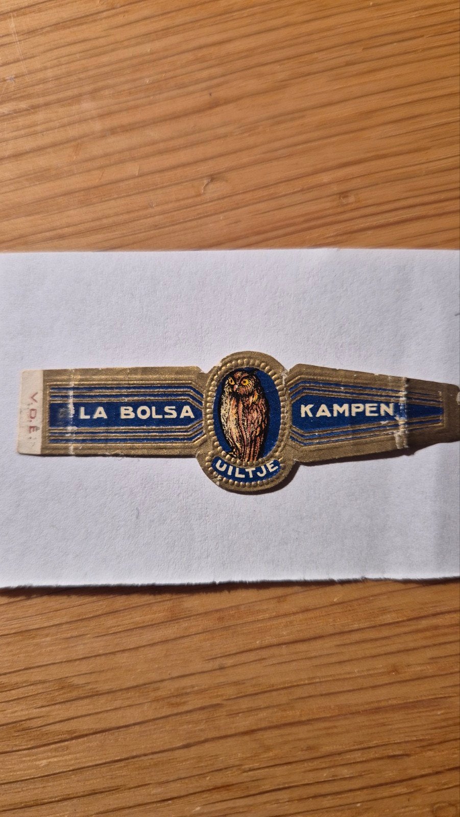 Sigarenbanden, Ophalen, Zo goed als nieuw, Sigarenbandjes