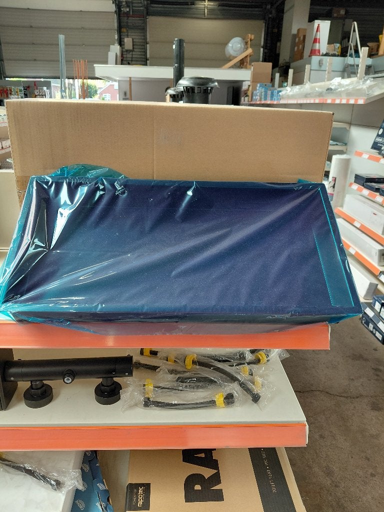 Inbouwnis zwart 61x30.5x7 cm, Doe-het-zelf en Verbouw, Sanitair, Ophalen, Nieuw, Douche