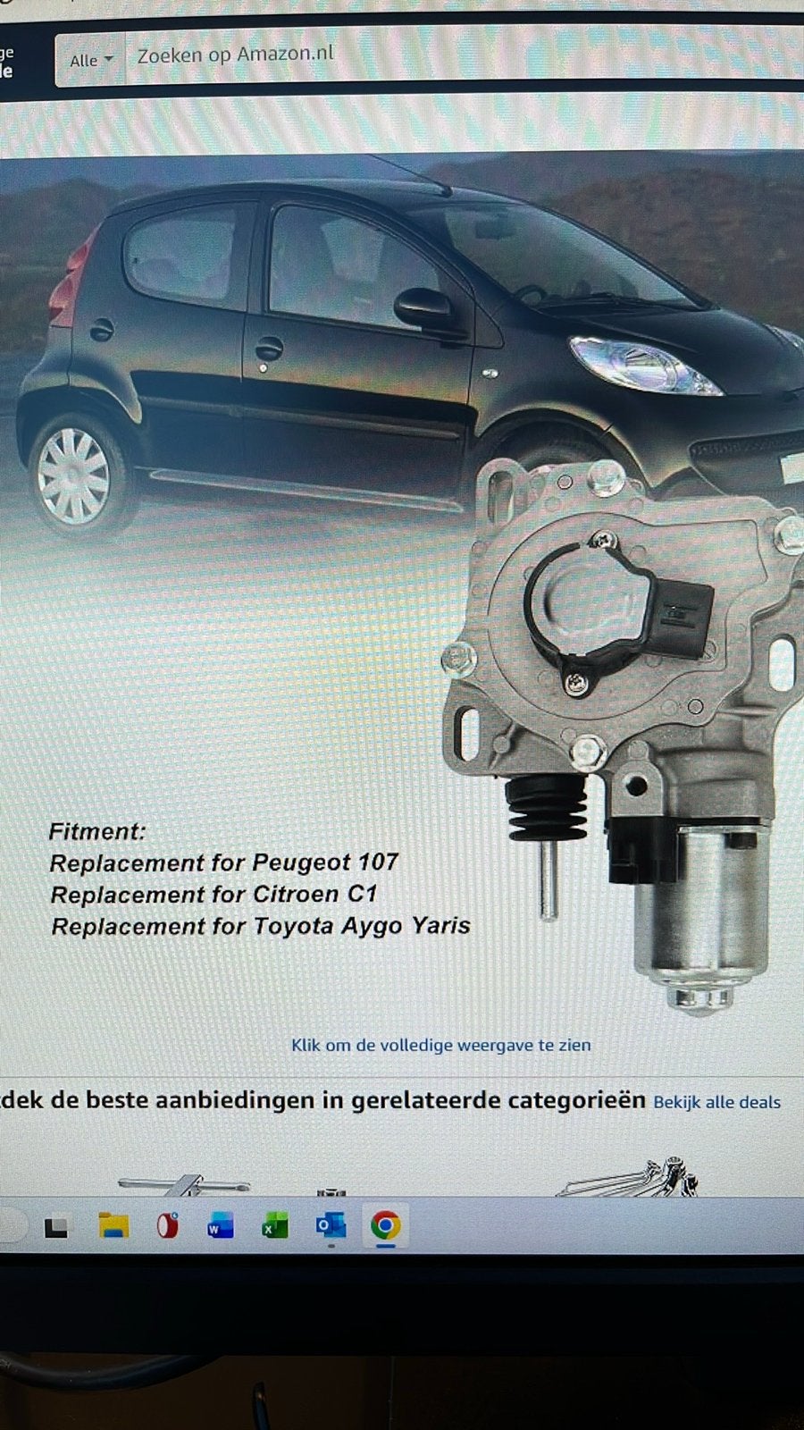 Koppelingsbediening Automaat Aygo/C1/107 - Nieuw, Auto-onderdelen, Ophalen, Nieuw, Toyota