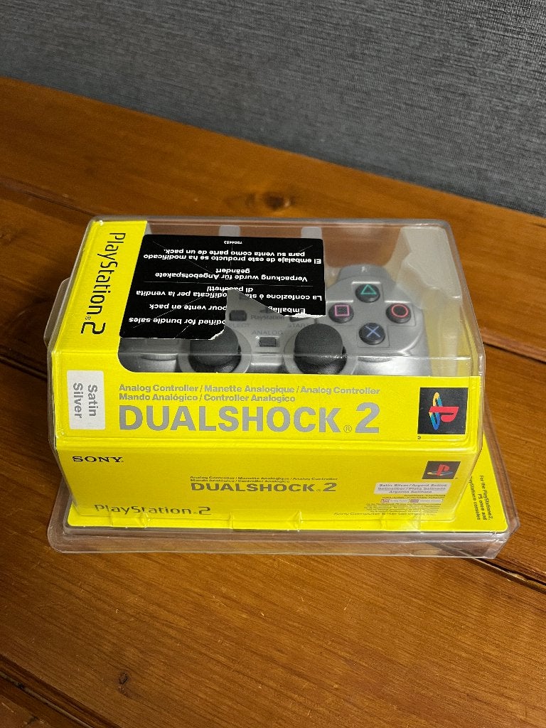 Sony PlayStation 2 DualShock 2  Controller Satin Silver ., Ophalen of Verzenden, Nieuw, Controller, PlayStation 2