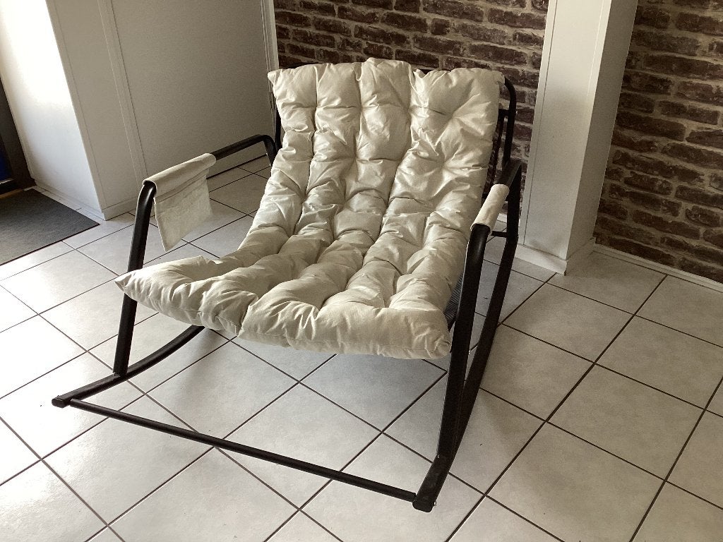 Schommel relax stoel, Ophalen of Verzenden, Nieuw, Metaal, Vijf, Zes of meer stoelen
