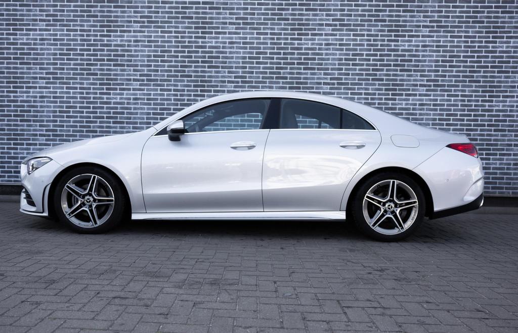 Mercedes-Benz CLA-klasse 180 AMG Line | Apple Carpaly | Andr, 136 pk, Gebruikt, 4 cilinders, Leder en Stof