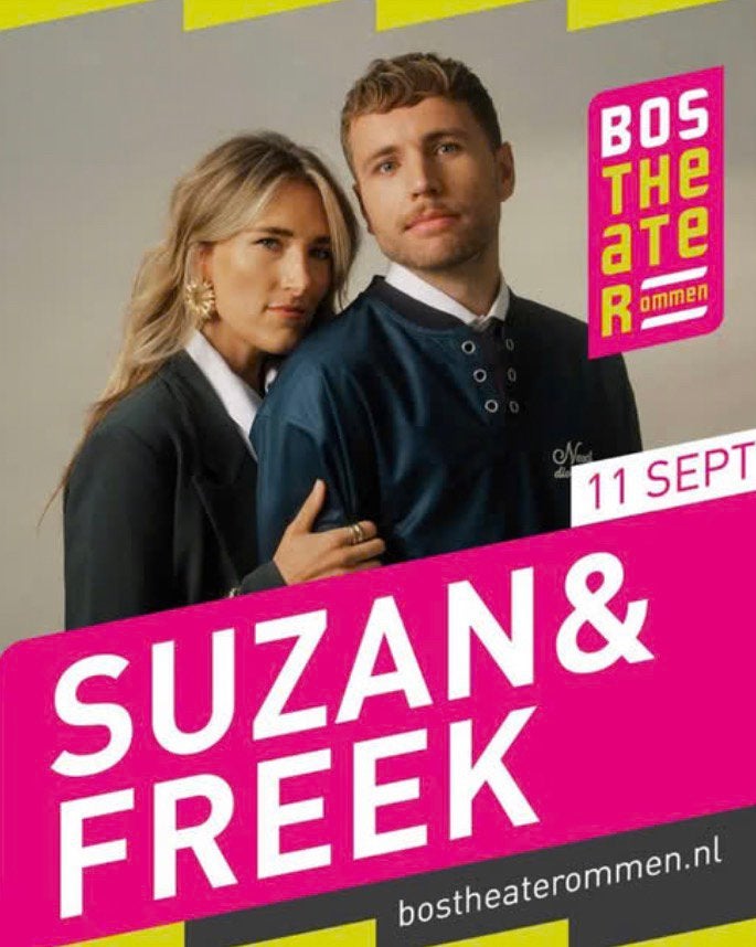 GEZOCHT: 2x ticket bostheater Ommen, Suzan & Freek., Tickets en Kaartjes, Concerten | Nederlandstalig, Twee personen, September