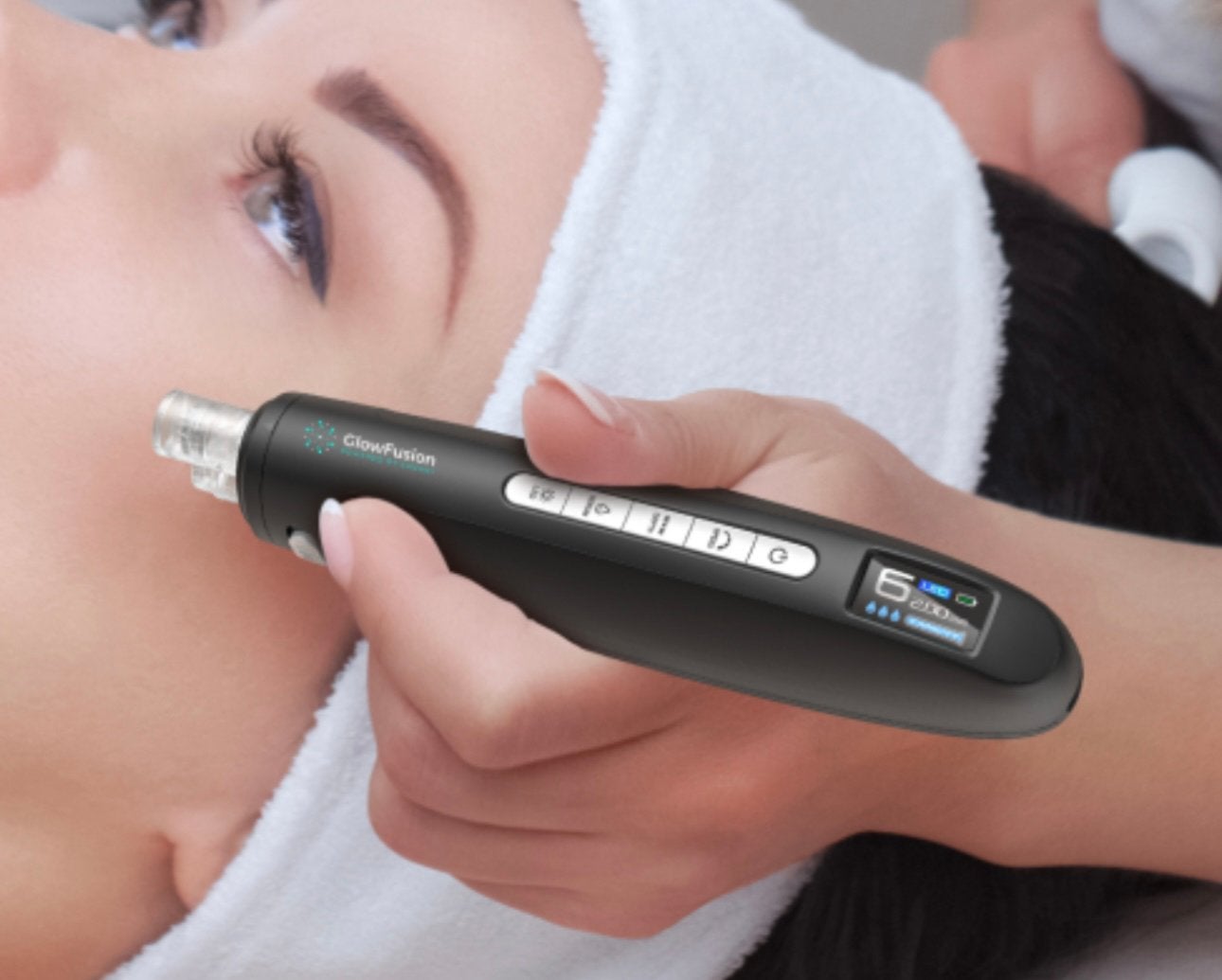 Microneedling Glow Fusion Pen Ernani, Ophalen of Verzenden, Zo goed als nieuw