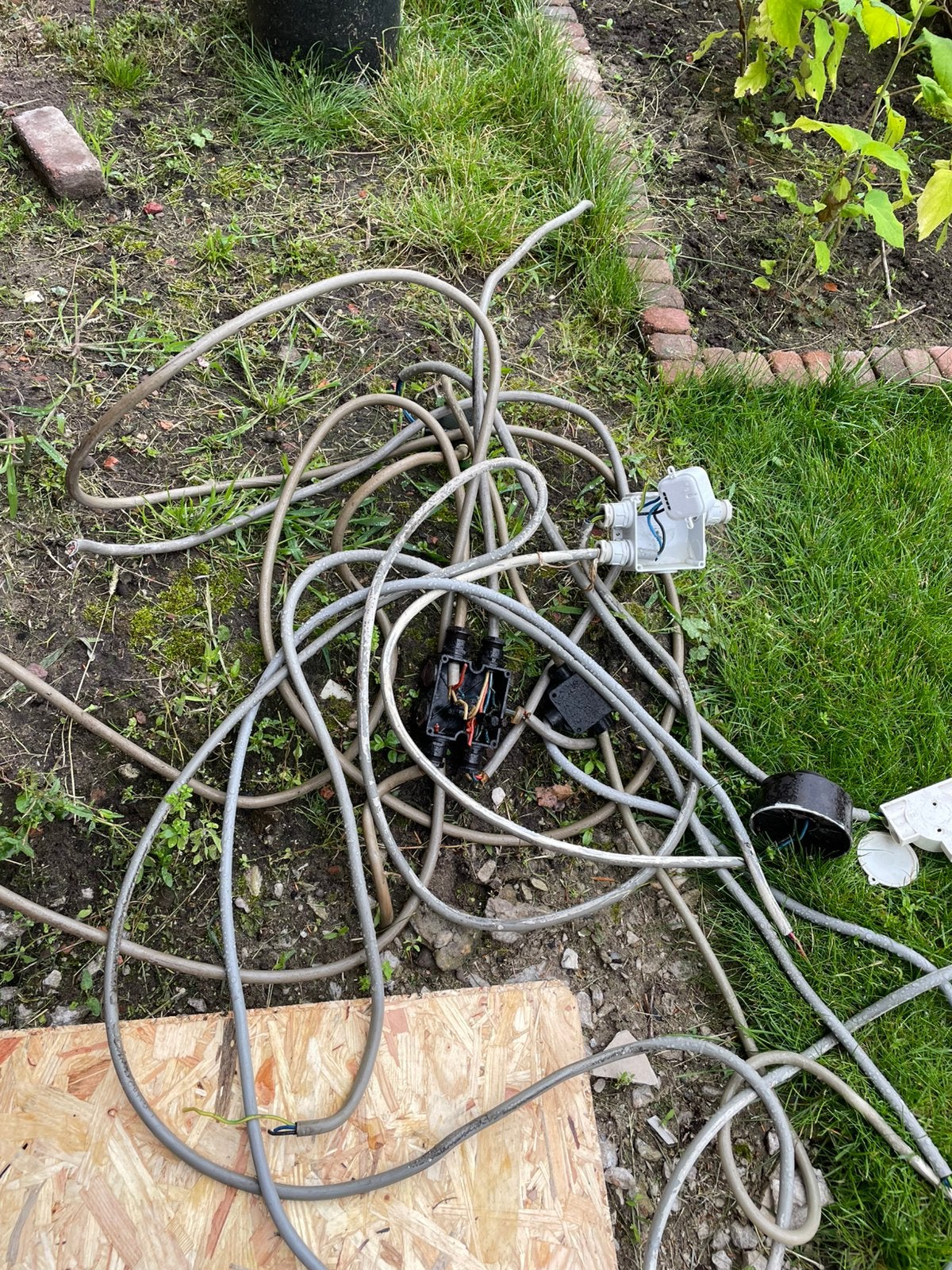 Elektra draad gratis af te halen, Doe-het-zelf en Verbouw, Ophalen, Gebruikt, Kabel of Snoer