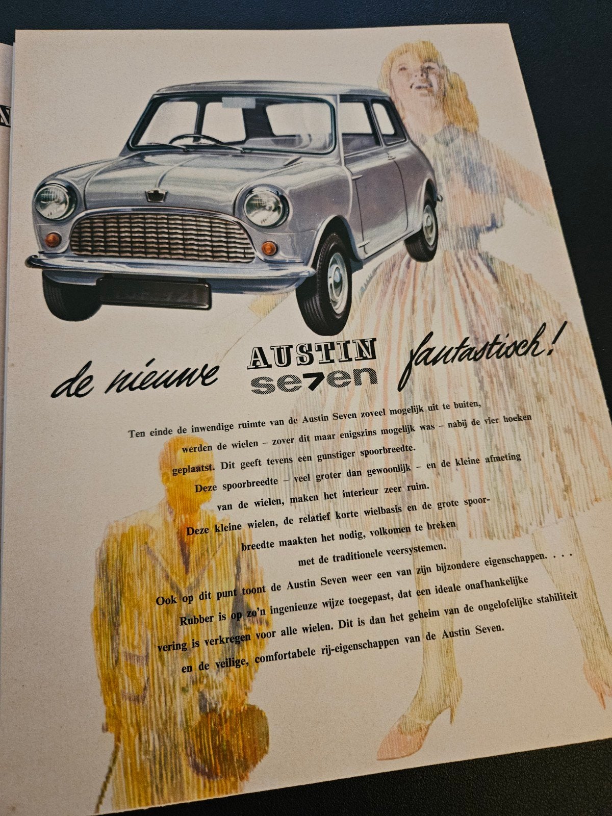 Brochure Austin Seven, Ophalen of Verzenden, Zo goed als nieuw, Overige merken