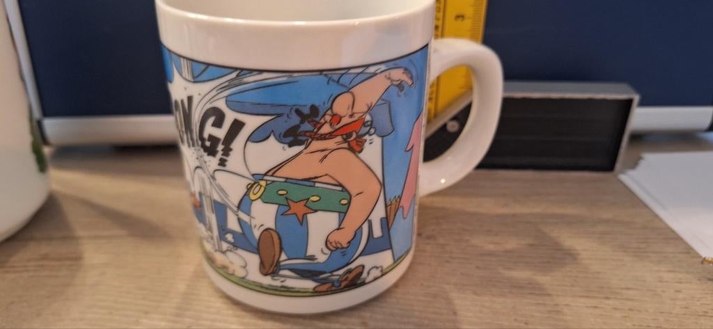 Obelix mok astrix en obelix uit 1995 (18326), Gebruiksvoorwerp, ., Overige figuren, Agfa