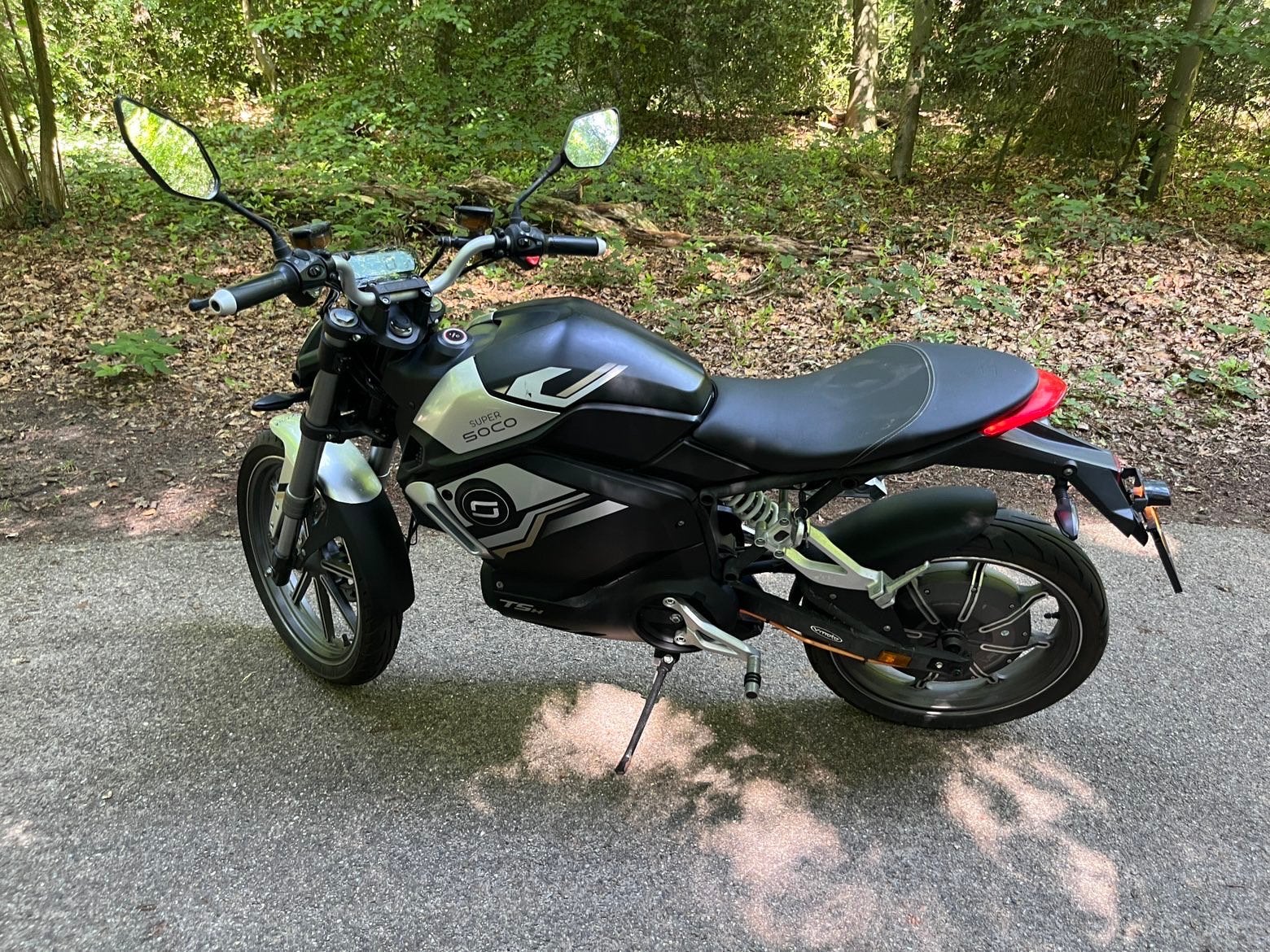 Super Soco TSX, Ophalen, Gebruikt, Maximaal 45 km/u