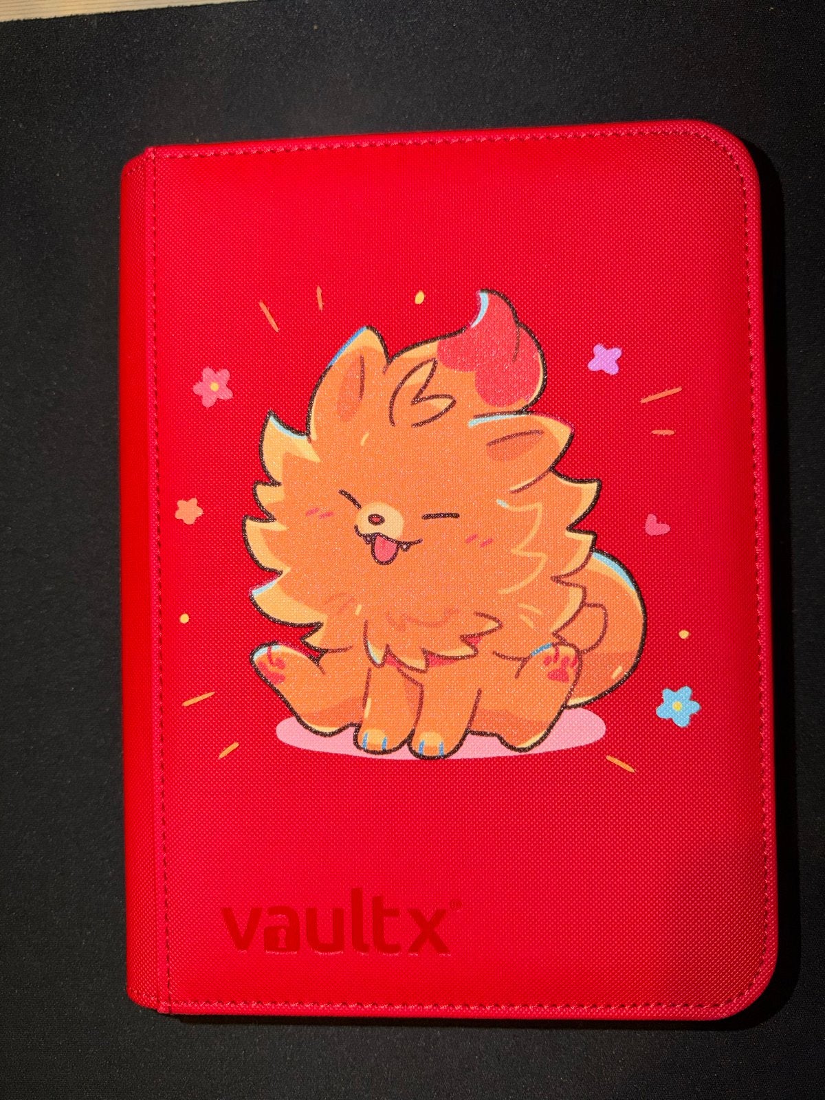 VaultX 4 pocked binder met schattige Pombon, Ophalen of Verzenden, Zo goed als nieuw, Overige typen