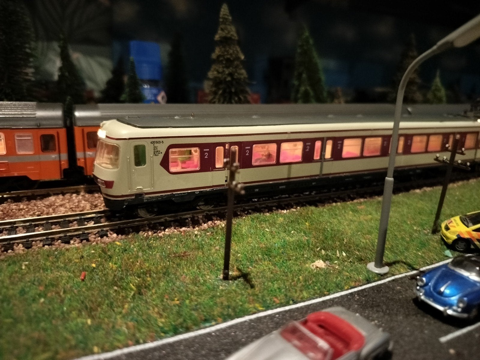 Roco S-Bahn-Triebzug DB Baureihe 420 met ESU decoder, Hobby en Vrije tijd, Gelijkstroom, Ophalen of Verzenden, Roco, Gebruikt