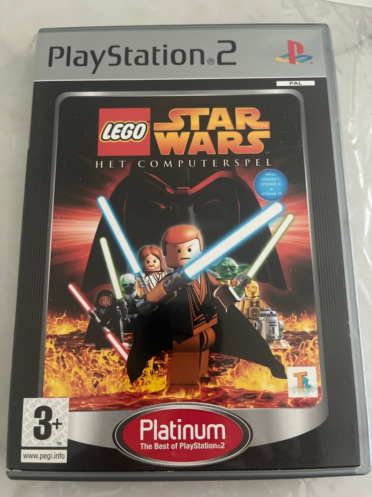 Lego Star Wars: Het Computerspel - PlayStation 2 (PS2), Avontuur en Actie, Gebruikt, 2 spelers, Eén computer