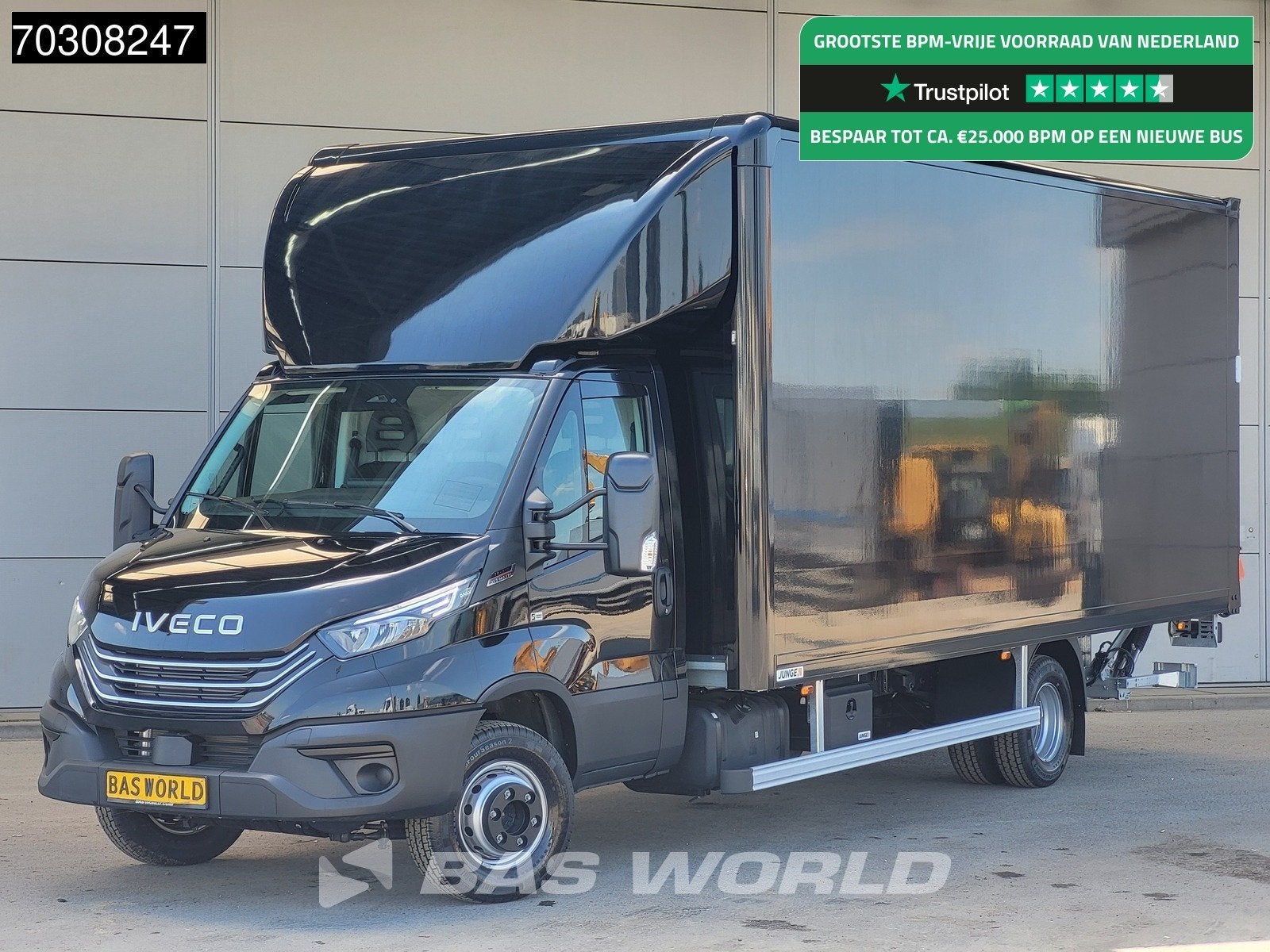Iveco Daily 72C21 3.0L Automaat Laadklep Dubbellucht 210PK B, Auto's, Stof, Euro 6, 4 cilinders, Iveco