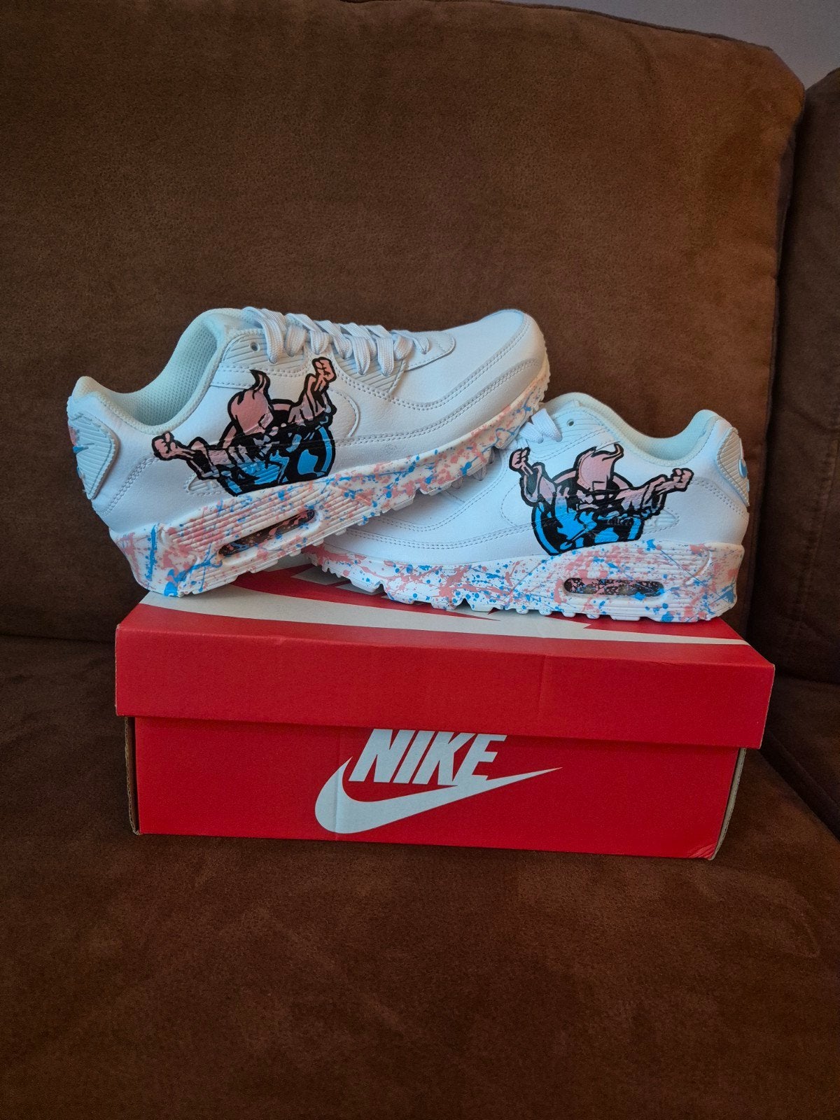 Nike Air Max 90 Custom made Thunderdome maat38, Kleding | Dames, Nike, Nieuw, Ophalen of Verzenden, Sneakers of Gympen