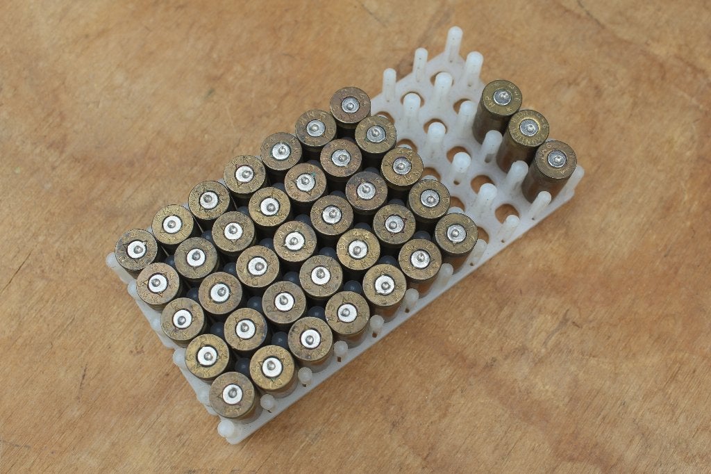 = Canadese Lege Afgeschoten 9mm Hulsjes 35 Stuks 1944=, Verzamelen, Ophalen of Verzenden, Engeland