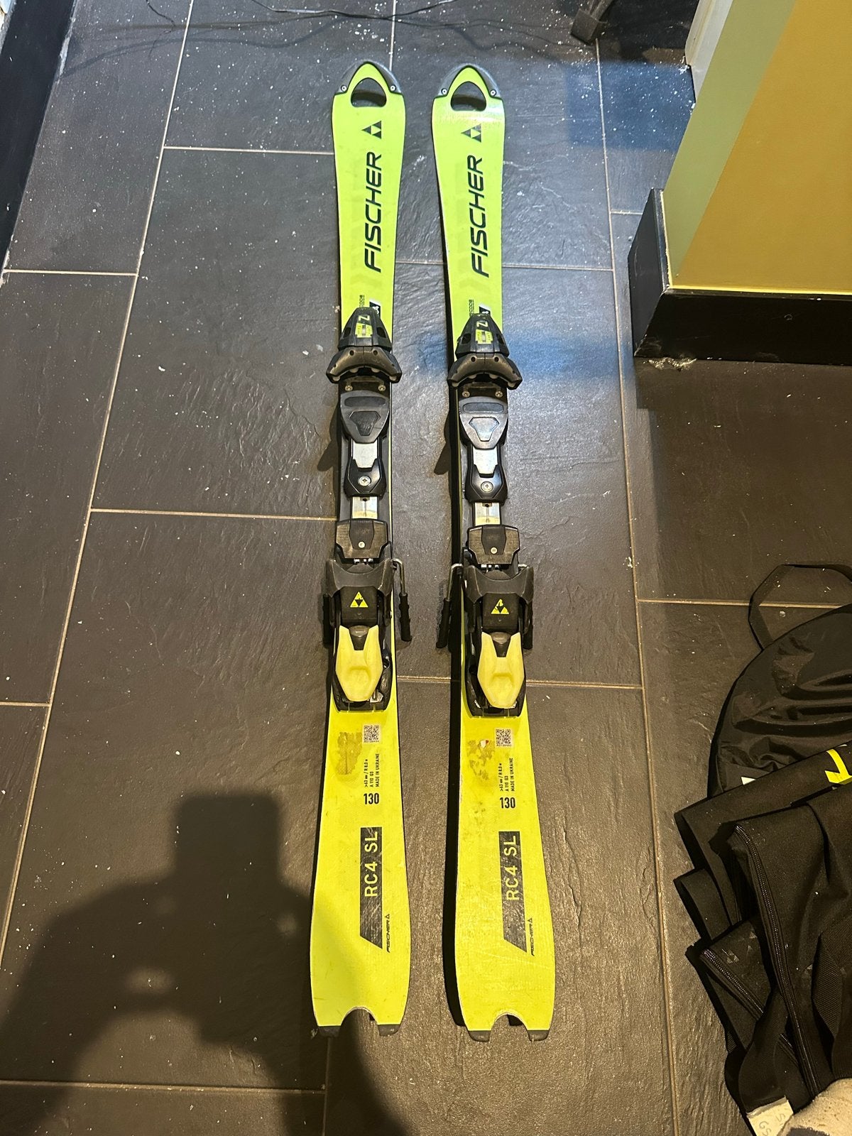 Fischer RC4 SL Ski's 130 cm - slalom, Sport en Fitness, Fischer, 100 tot 140 cm, Ophalen of Verzenden, Zo goed als nieuw