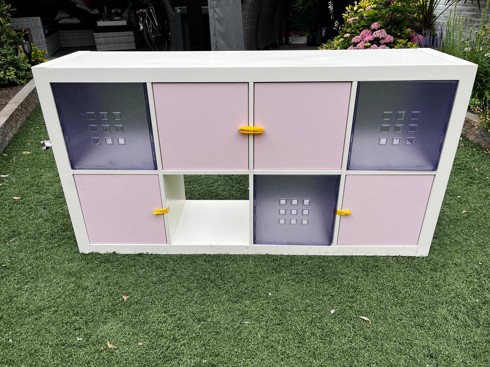 Ikea Kallax kast met deurtjes, Ophalen, Gebruikt