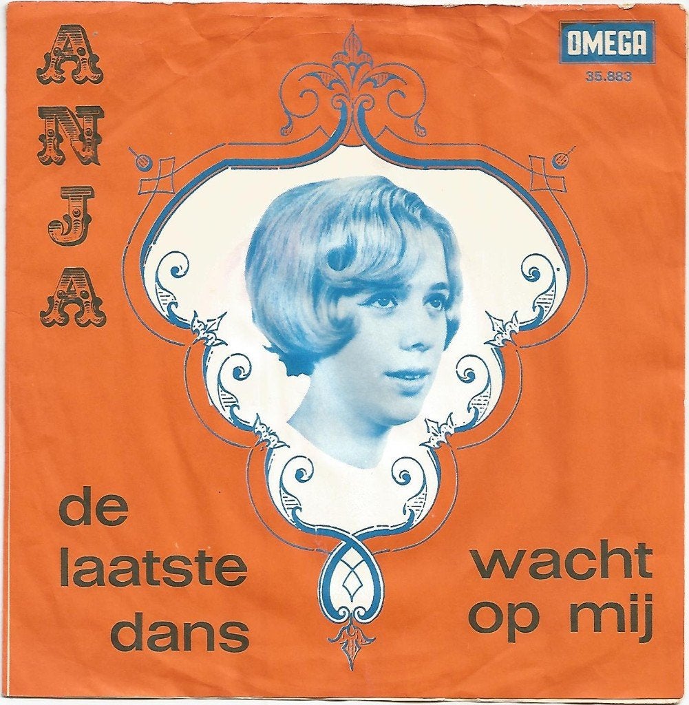 Anja – De Laatste Dans (1969), Gebruikt, Fotohoes, 7 inch, Ophalen of Verzenden