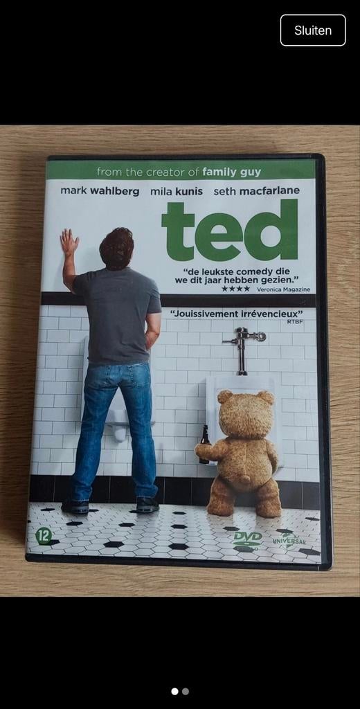 Dvd Ted, Vanaf 12 jaar, Ophalen of Verzenden, Zo goed als nieuw, Overige genres