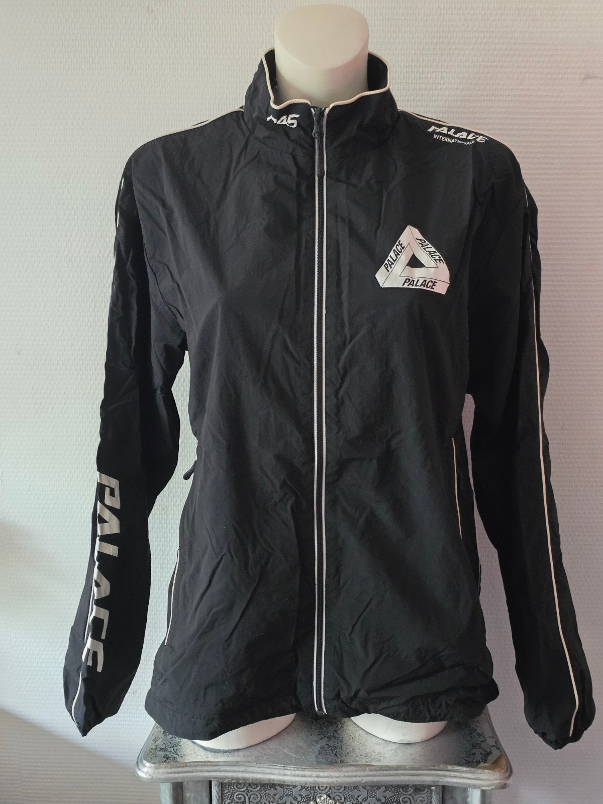 Palace Skateboard Windjack Zwart Maat L, Maat 52/54 (L), Palace Skateboards, Zwart, Ophalen of Verzenden