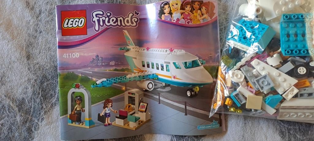 Lego Friends Vliegtuig 41100 met instructieboekje, Ophalen of Verzenden