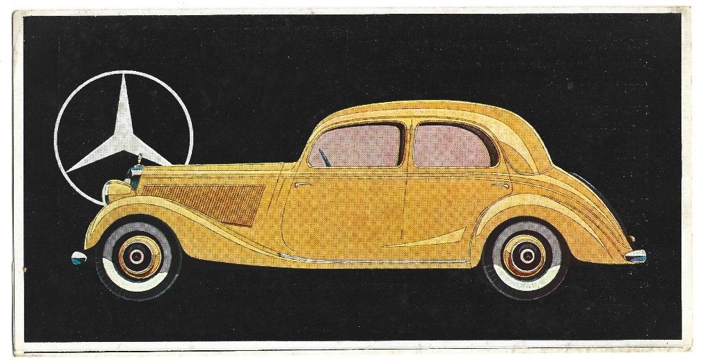 Mercedes Benz 170 V folder 1938 (MB12) auto, Verzenden, Zo goed als nieuw, Mercedes