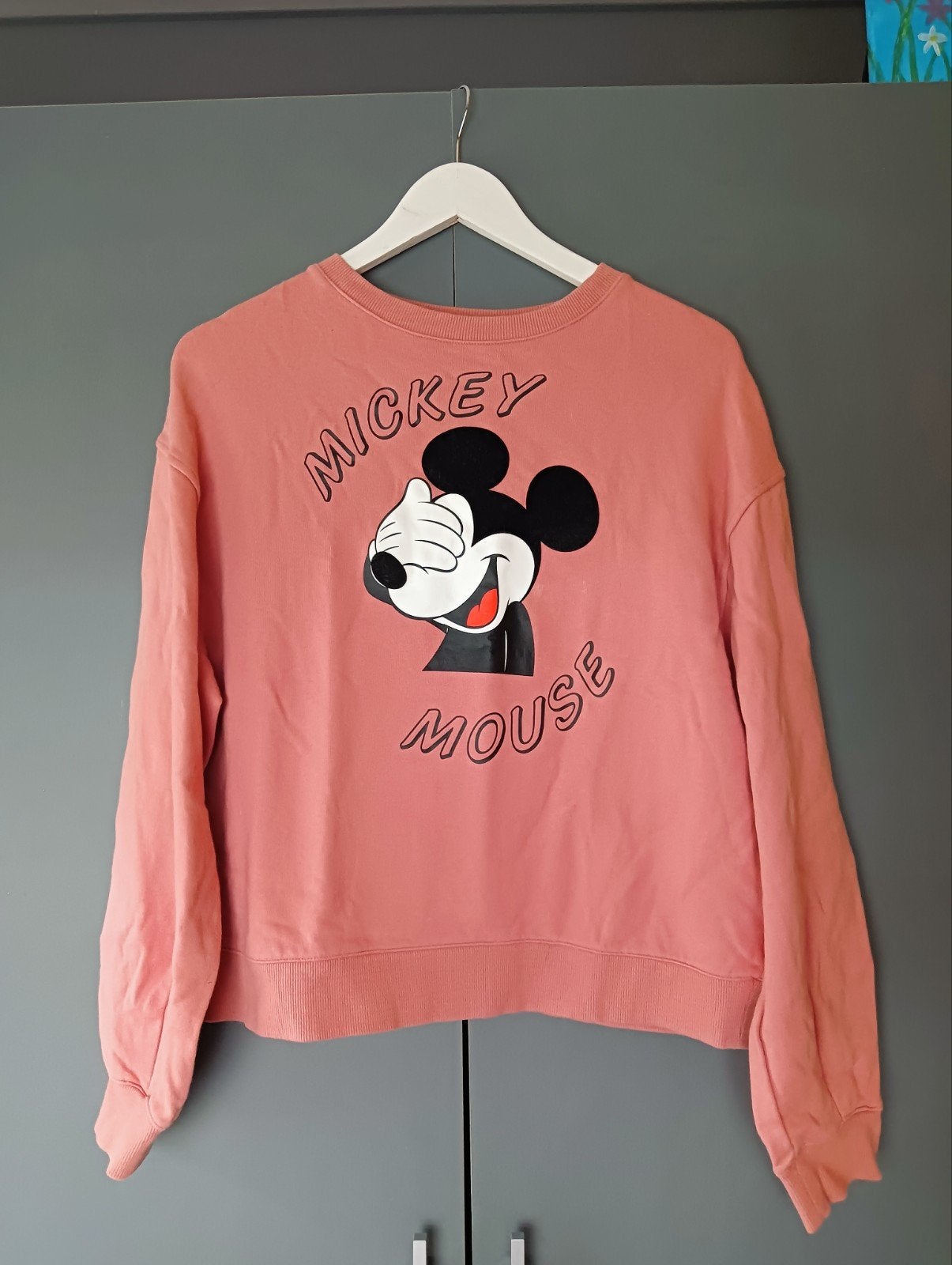 Roze sweater mt XS met afbeelding Mickey Mouse, Ophalen of Verzenden, Roze, Maat 34 (XS) of kleiner, Divided/Disney