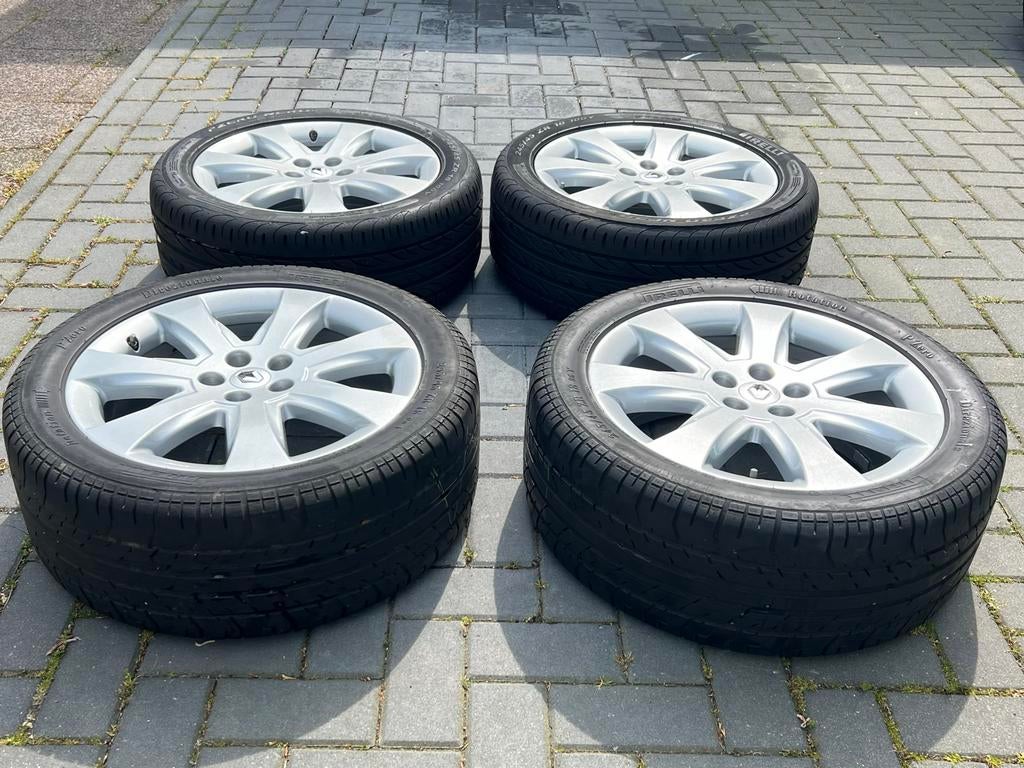 Originele Renault 18 inch lichtmetalen velgen. Onbeschadigd., Ophalen, 18 inch, Banden en Velgen, Personenwagen