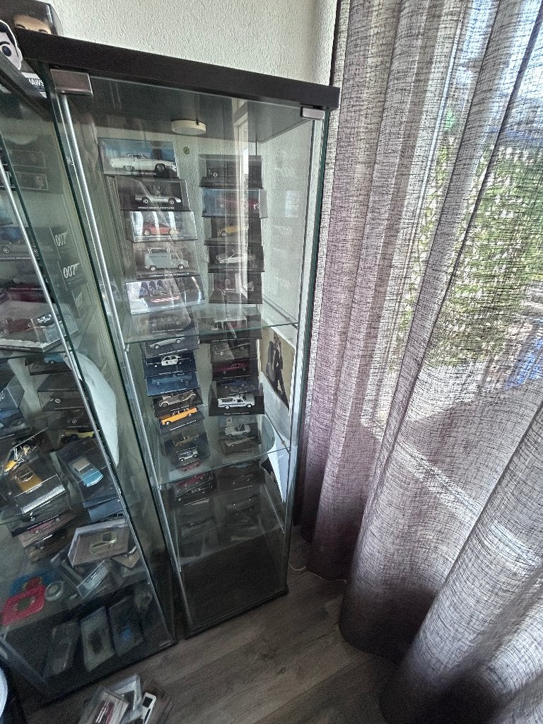 2 vitrine kasten, Huis en Inrichting, Ophalen, 50 tot 100 cm, Minder dan 100 cm, 25 tot 50 cm