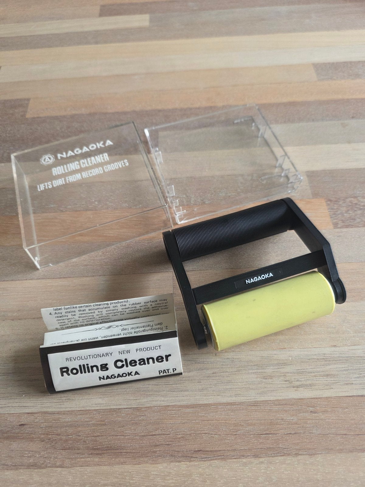 Nagaoka Rolling Cleaner - Platenreiniger (Retro), Ophalen of Verzenden, Gebruikt, Platenspeler-onderdeel, Overige merken
