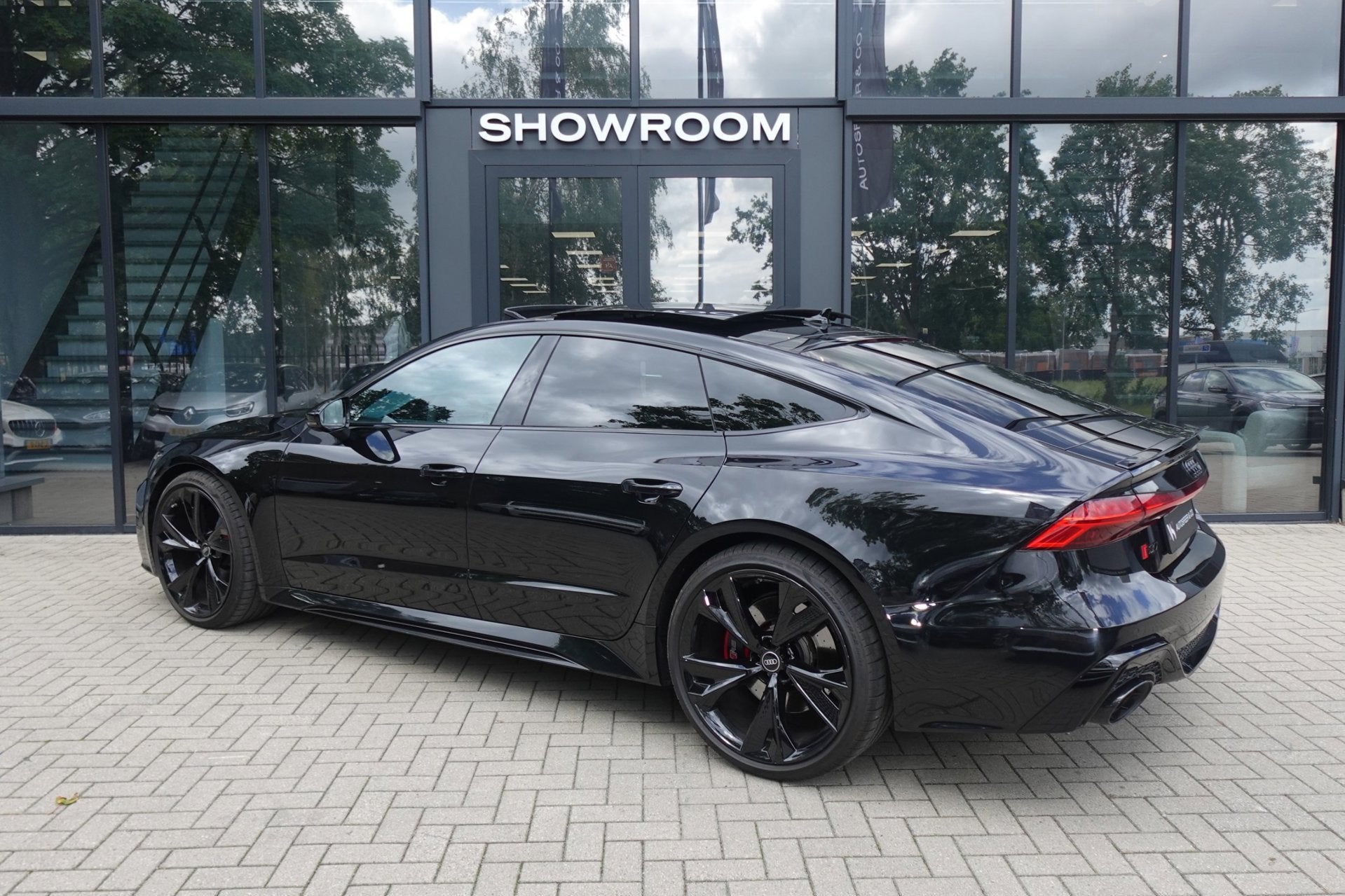 Audi RS7 Sportback 4.0 TFSI RS 7 quattro PANO HUD KEYLESS SF, Auto's, Audi, Automaat, Gebruikt, Leder, Bedrijf