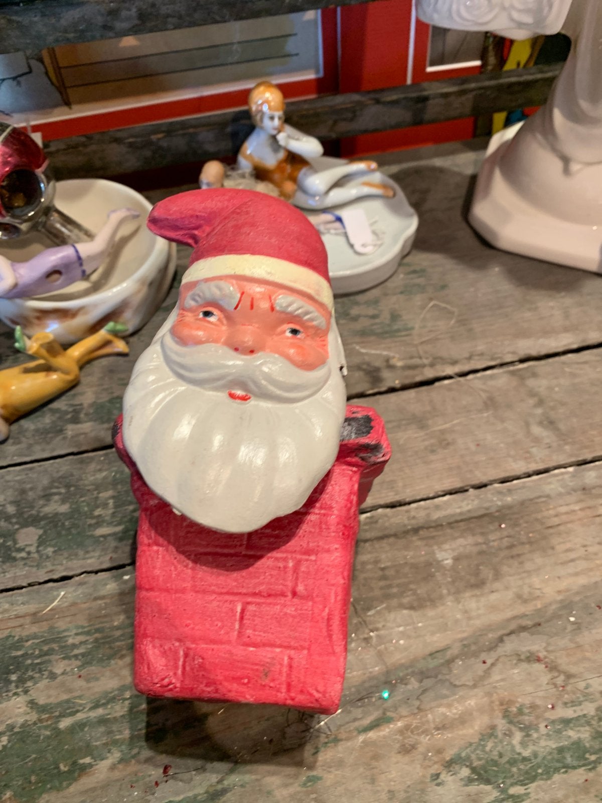 #kerst bijzondere candycontainer kerstman, T, Ophalen of Verzenden, Zo goed als nieuw, N
