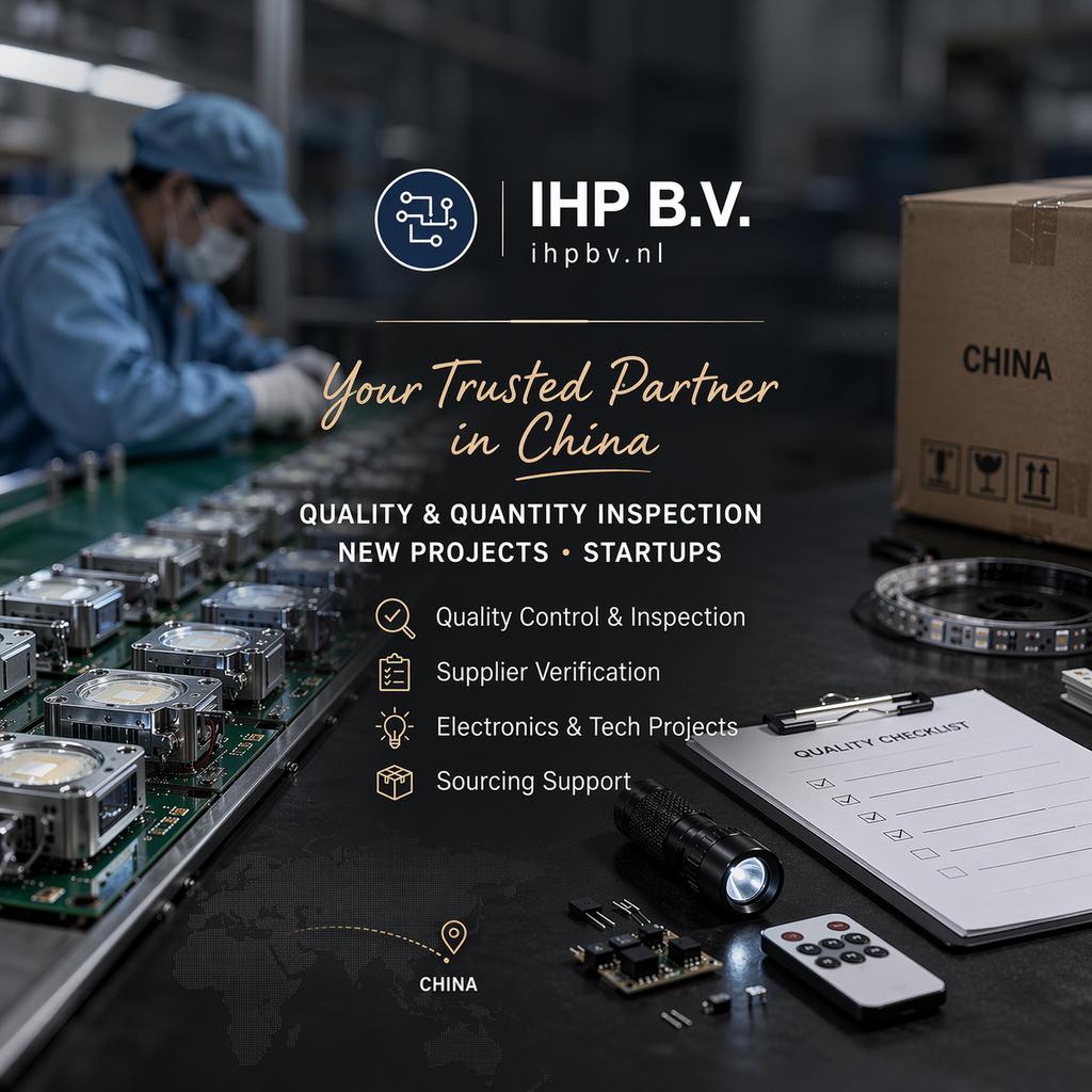 Quality and quantity control in China, new projekten